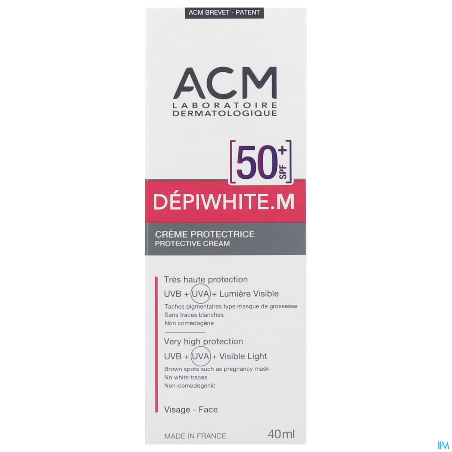 Depiwhite M Ecran Solaire Creme Fl Pompe 50ml
