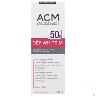 Depiwhite M Ecran Solaire Creme Fl Pompe 50ml
