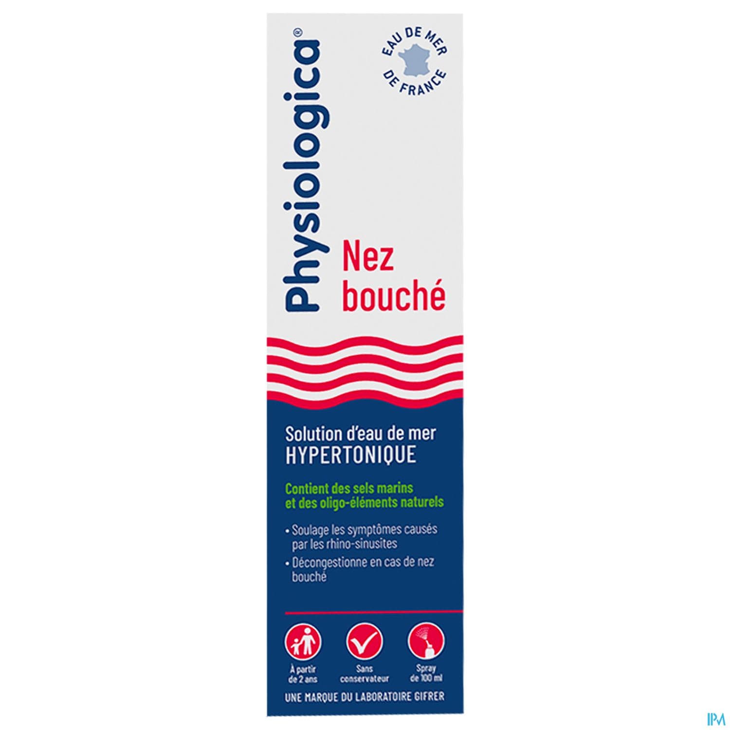 Gifrer Physiologica Eau De Mer Hypertonique Spray 100ml