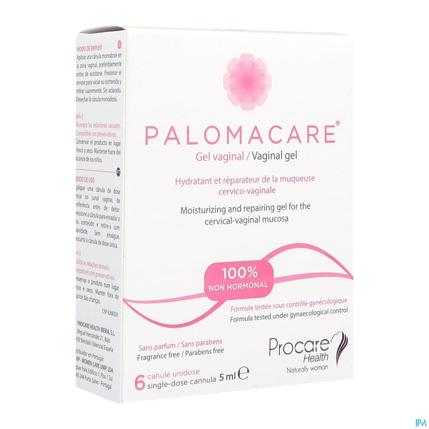 PALOMACARE GEL VAG CANULE 5ML 6