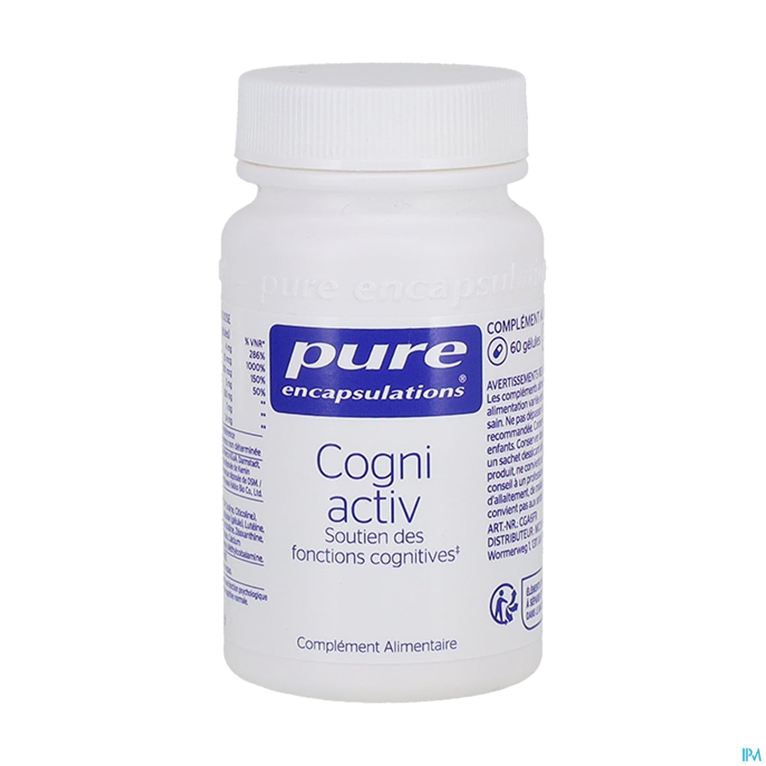 PURE ENCAPSULAT COGNI ACTIV CAPS60