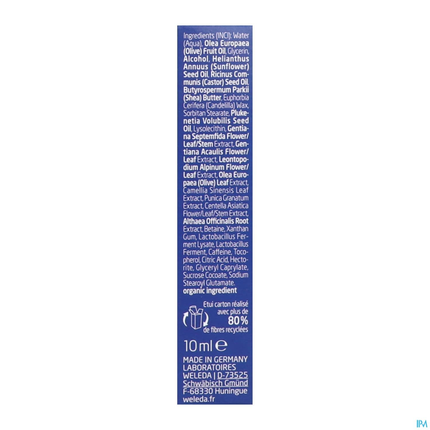 WELEDA YEUX/LEV REDENS GENTIAN10ML