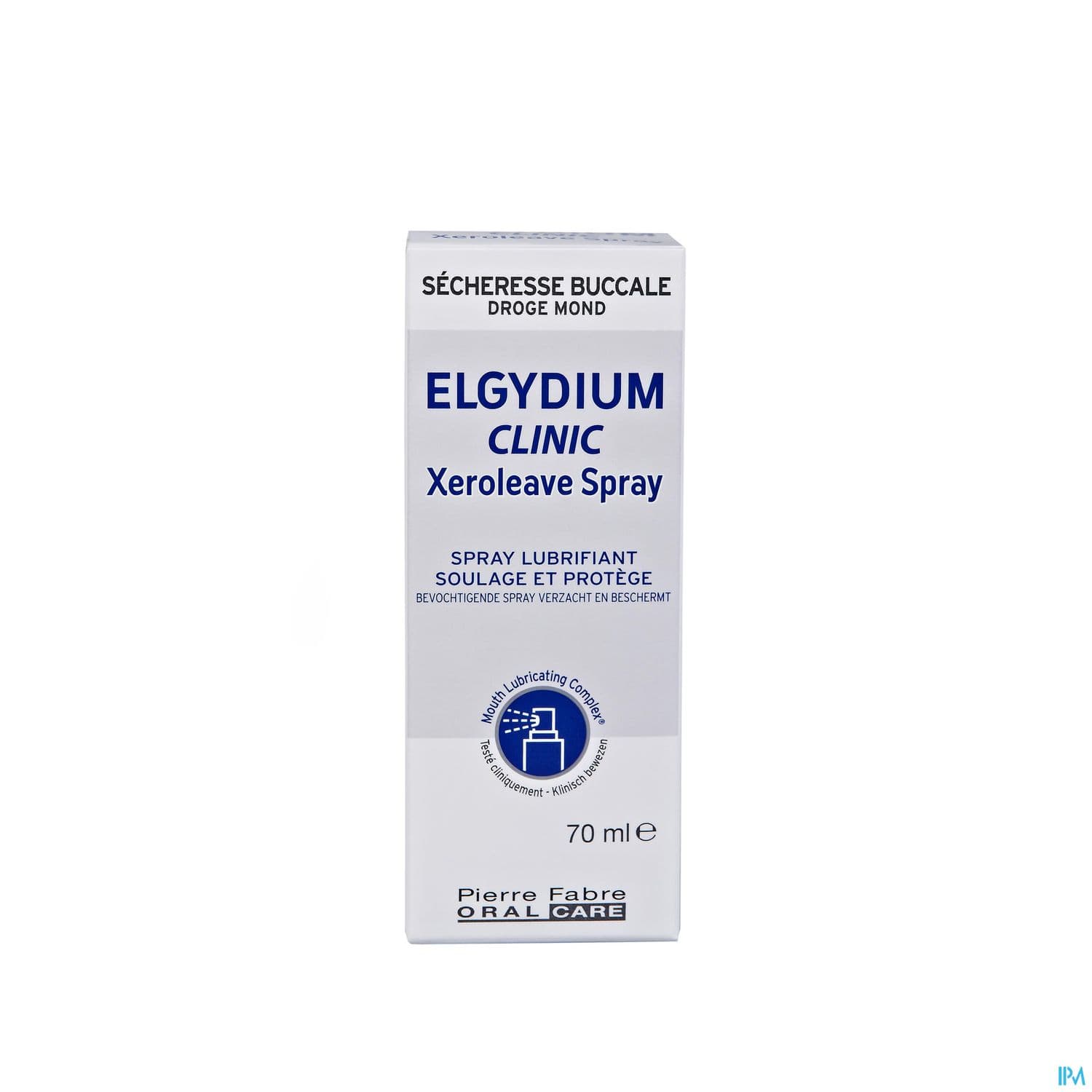 Elgydium Clinic Xeroleave Spray Buccal Lubrifiant Pour Bouche Seche Dispositif Medical 70ml