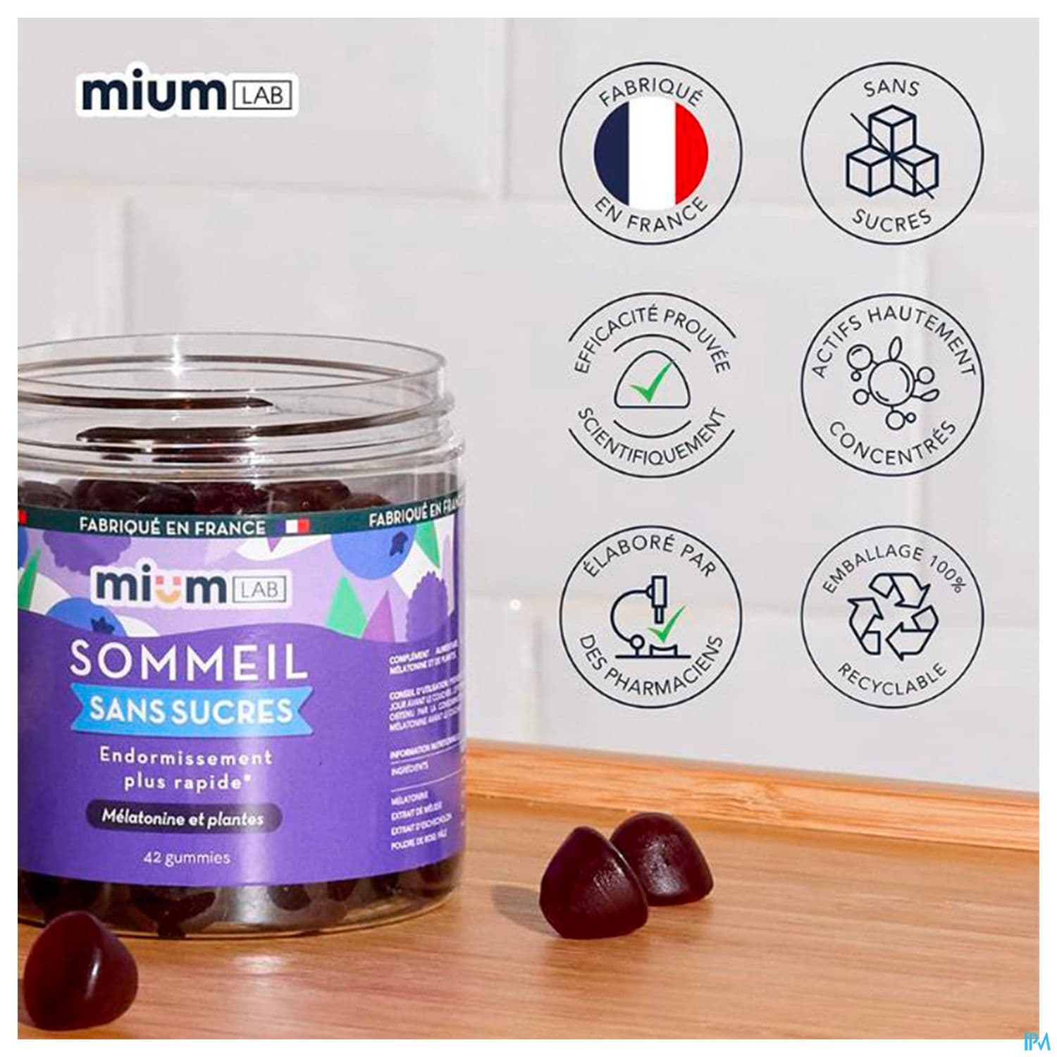 MIUMLAB S/SUC SOMMEIL GUMMIE 42