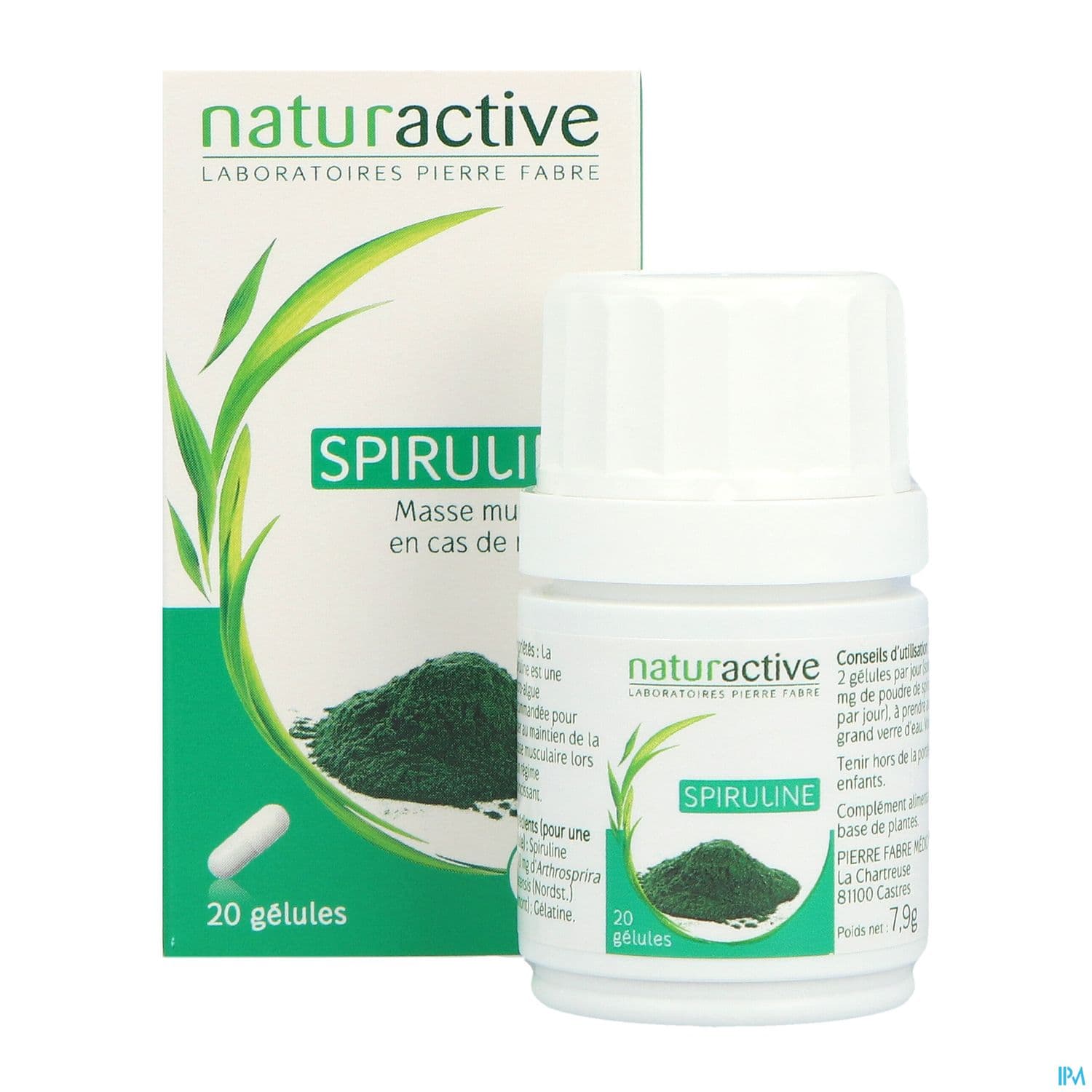 Naturactive Spiruline Gelule 20
