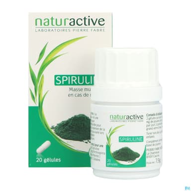Naturactive Spiruline Gelule 20