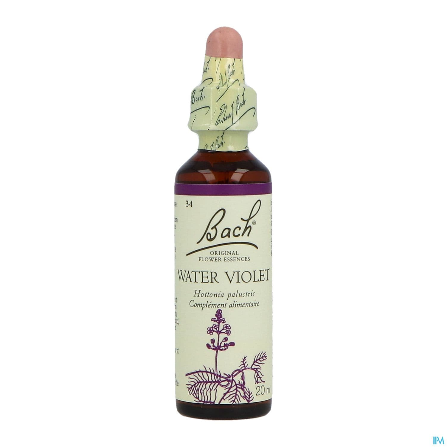 Fleurs De Bach Original 34 Water Violet Compte Gouttes 20ml
