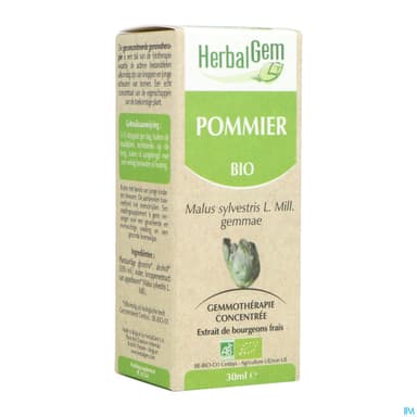 Herbalgem Pommier Bourgeon Macerat Glycer Bio 30ml