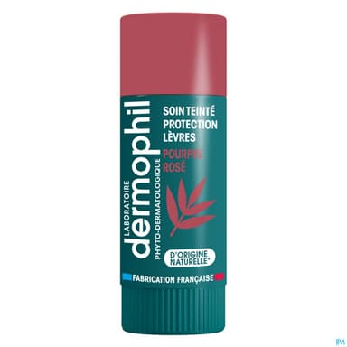 Dermophil Indien Stick Levres Soin Teinte Pourpre Rose 4g