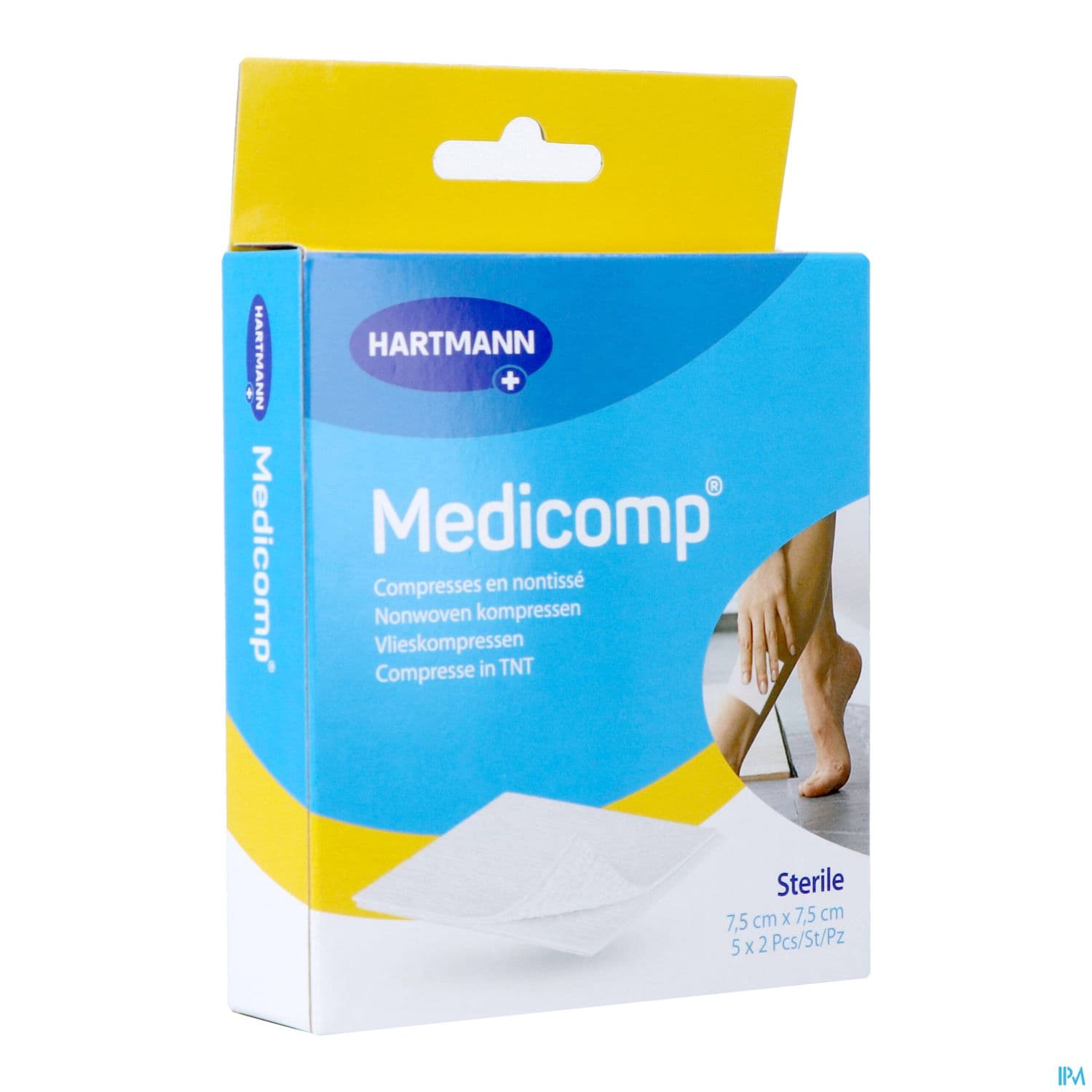 Hartmann Medicomp Compresse 7cm5 X 7cm5 Sachet 2 X5