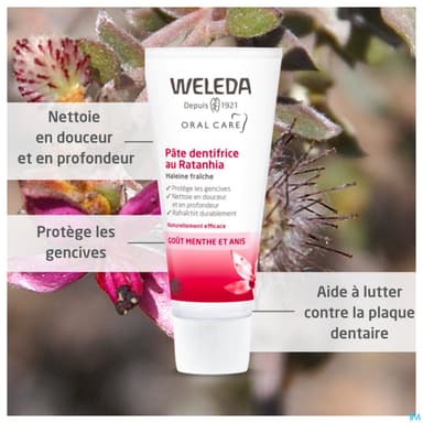 WELEDA DENT RATANHIA TUB 75ML