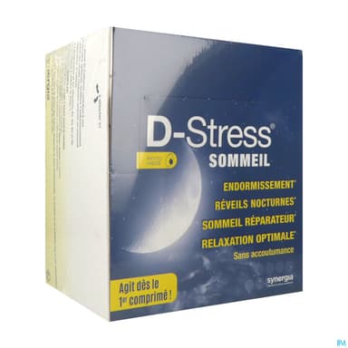 Synergia D Stress Sommeil Comprime 40 Presentoir 12