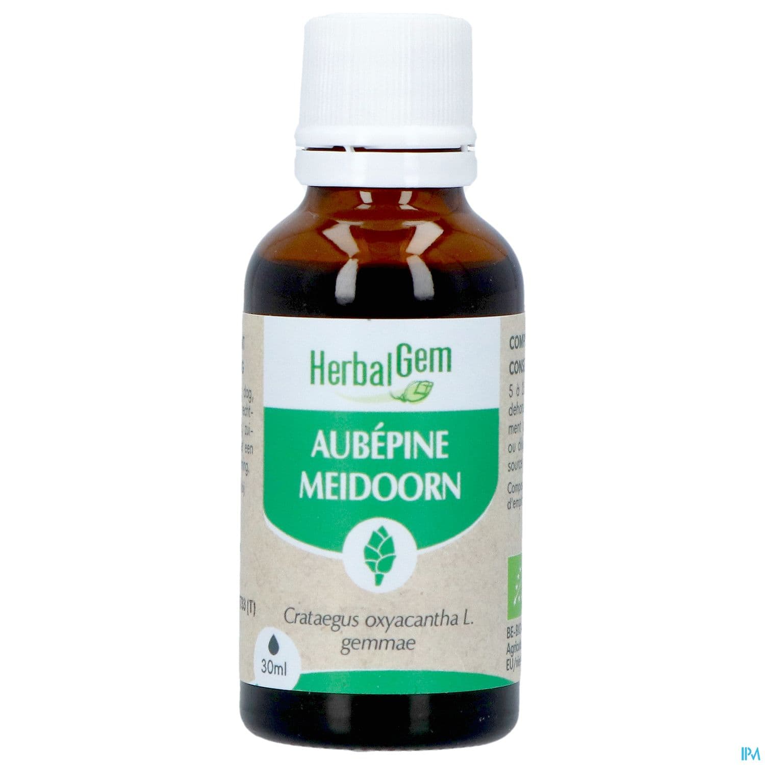 Herbalgem Aubepine Bourgeon Macerat Glyc Bio 30ml
