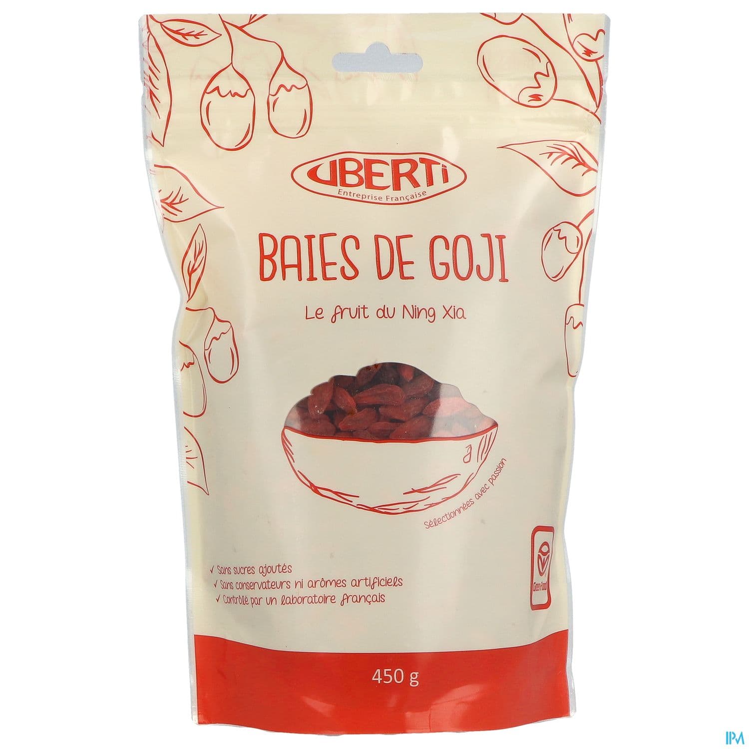 Uberti Baies De Goji Greenfood Sachet 450g