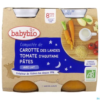 BABYBIO B/NUIT CARO/TOM/PATE 2X200