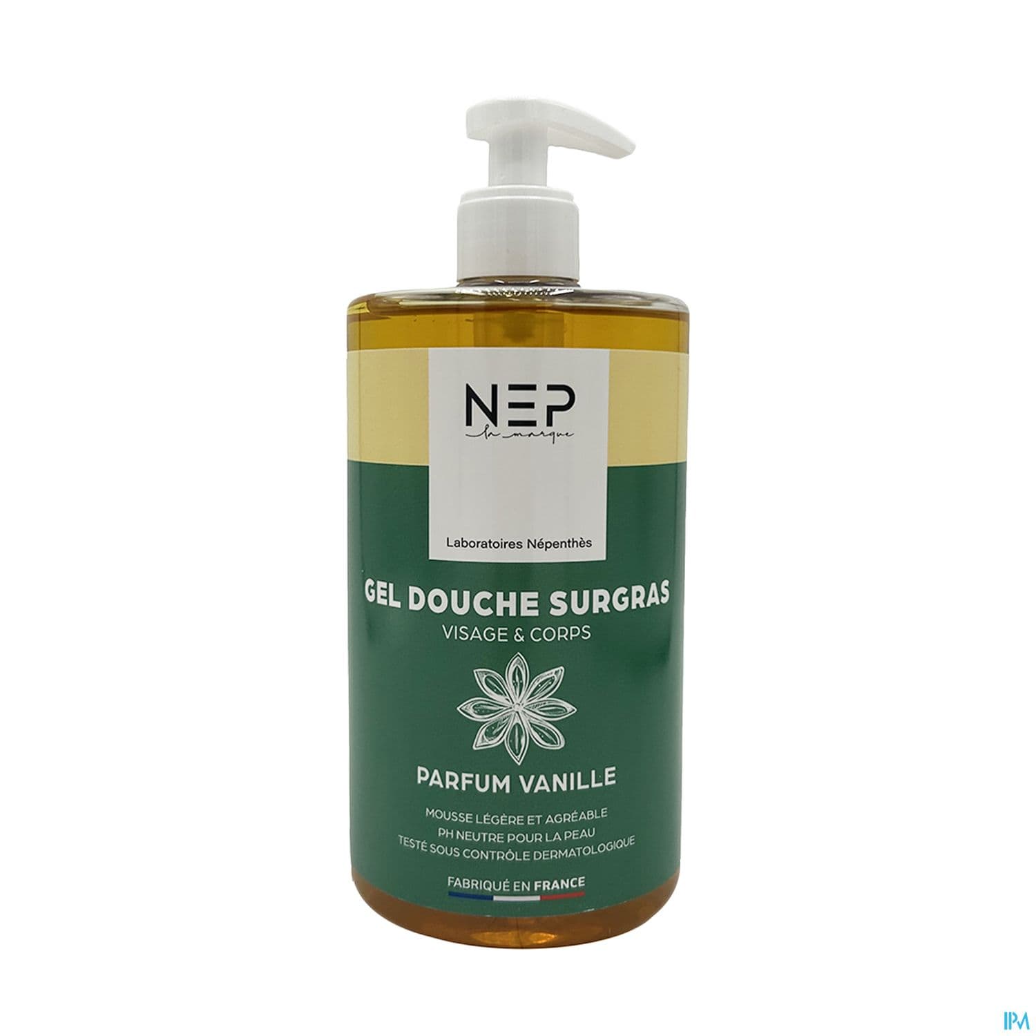 Nep Gel Douche Surgras Vanille Pompe 750ml — Pharmacie Bellevue Aix-en-Provence