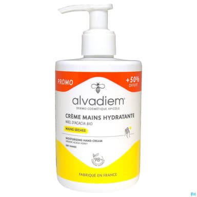 Alvadiem Creme Hydratante Mains 250ml