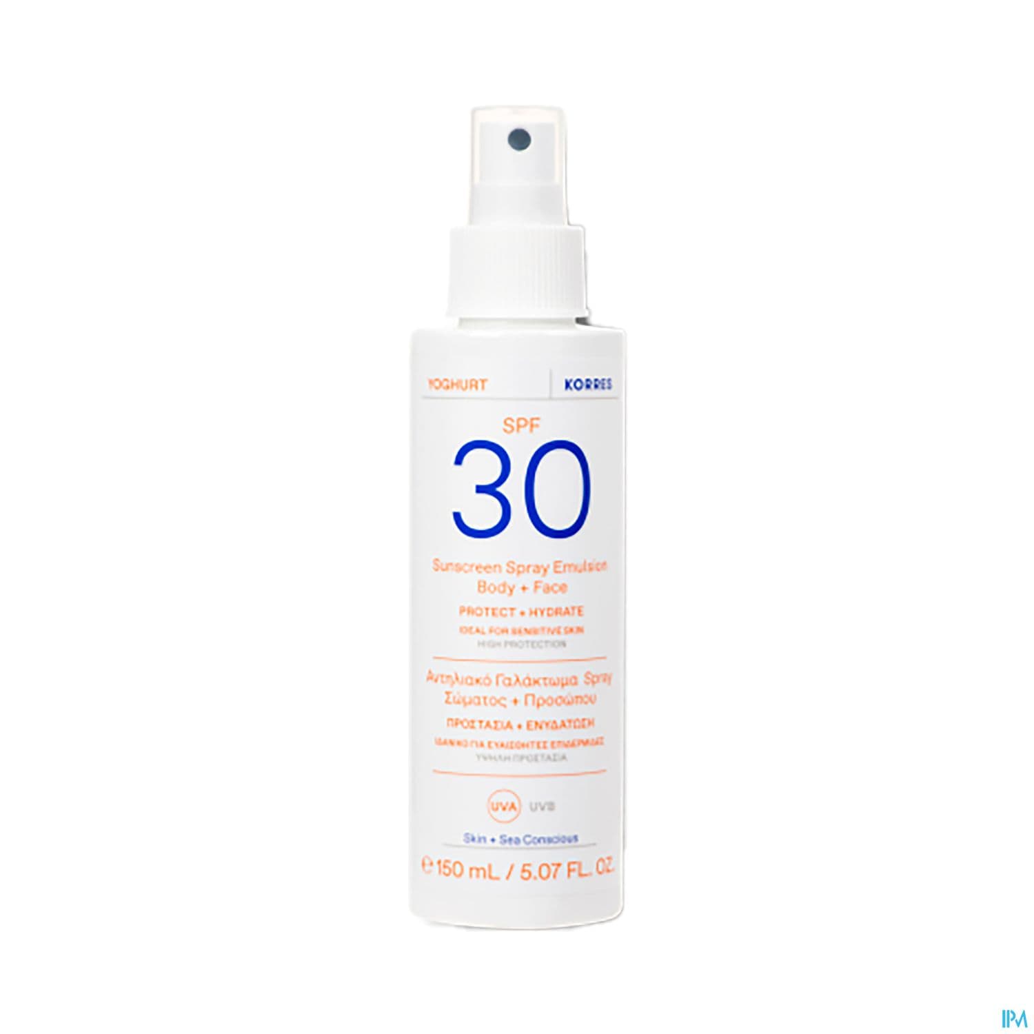 Korres Yaourt Visage Corps Spf30 Spray 150ml