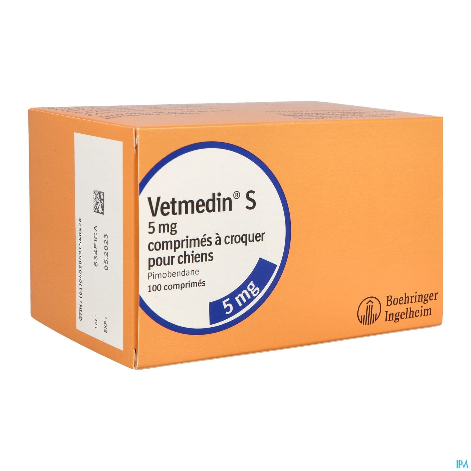 Vetmedin S 5mg Comprime A Croquer Chien 100