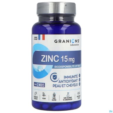 GRANIONS ZINC GELUL PILULIER 60