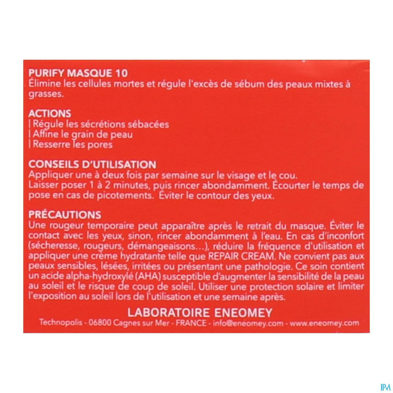 ENEOMEY PURIFY MASQUE 10 50ML