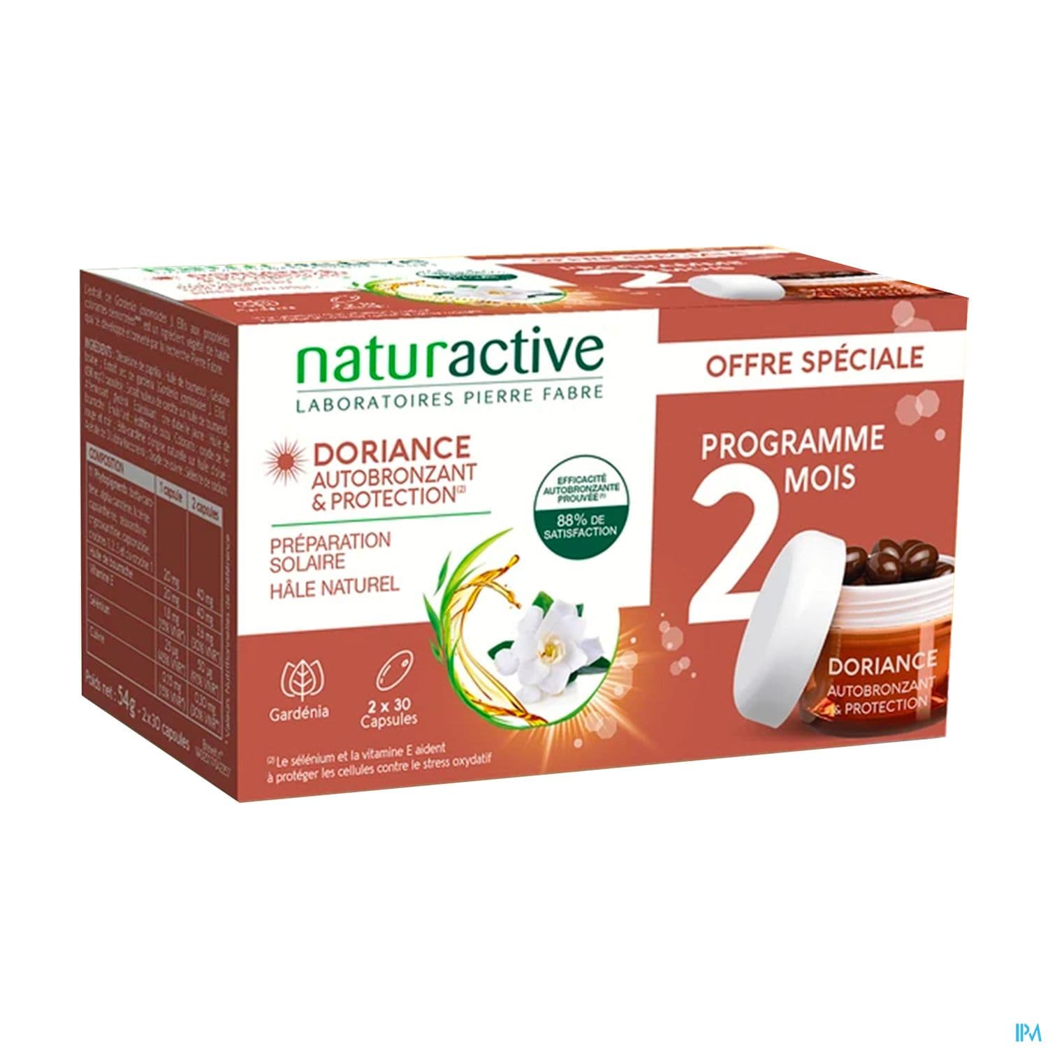 Naturactive Doriance Autobronzant Tolerance Capsule 30 X2 + Bracelet