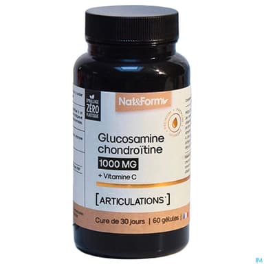 Nat Et Form Glucosamine Chondroitine Gelule Vegetale 60