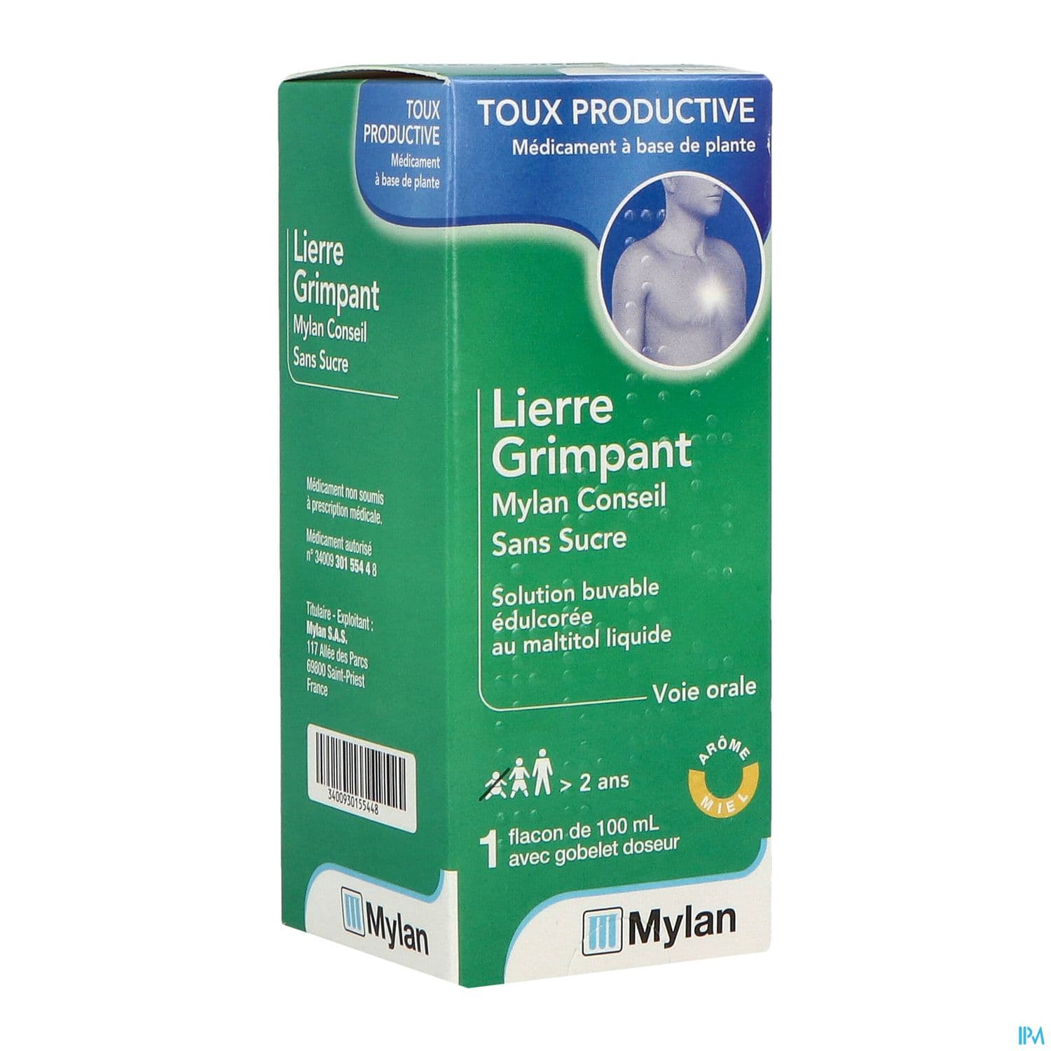 Lierre Grimpant Viatris Conseil Sans Sucre Solution Buvable 100ml