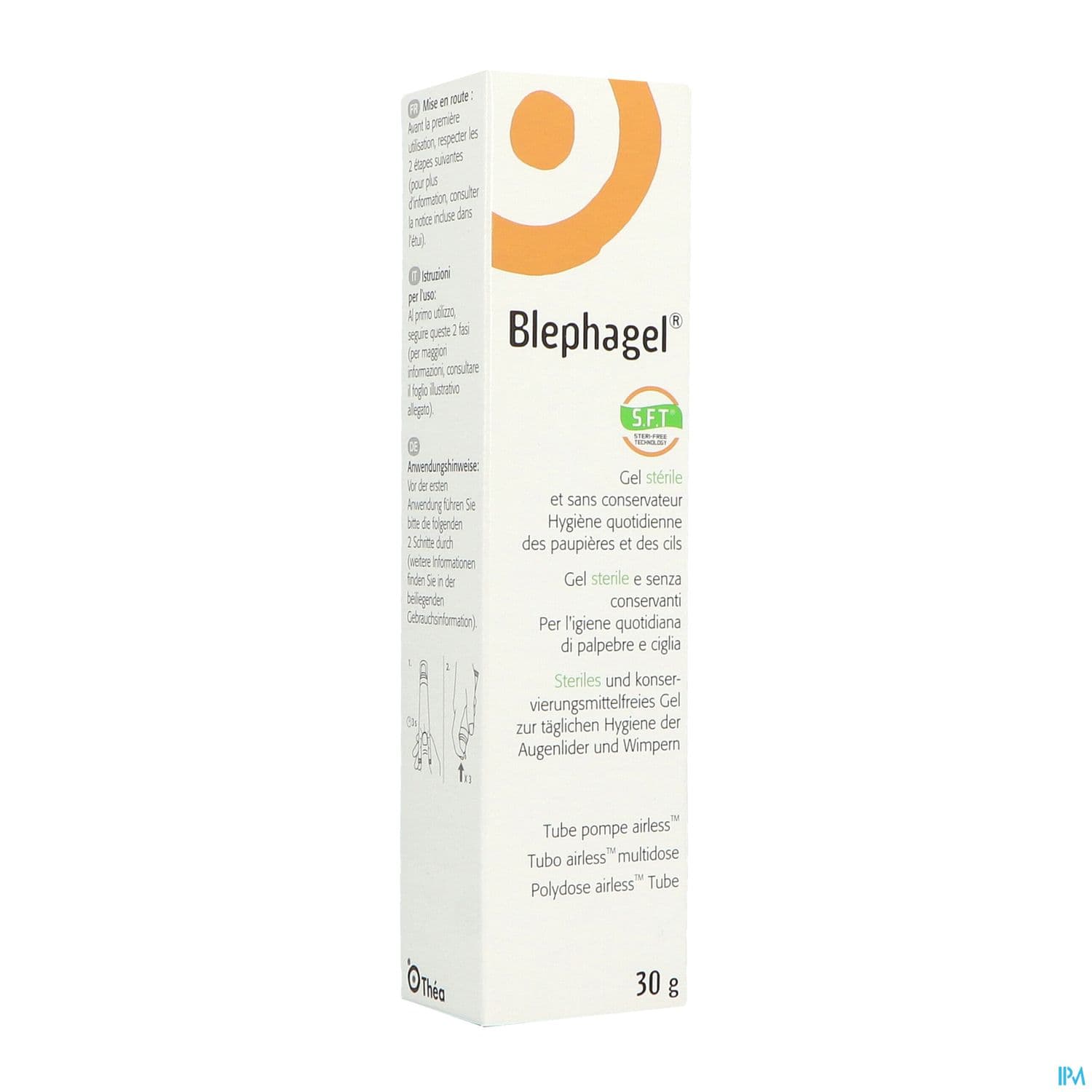 Blephagel Gel Nettoyant Paupieres Cils 30g
