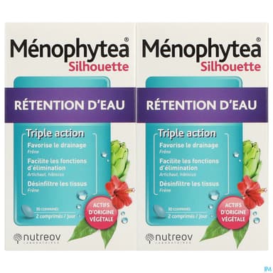 Nutreov Menophytea Silhouette Retention Eau Comprime 30 X2