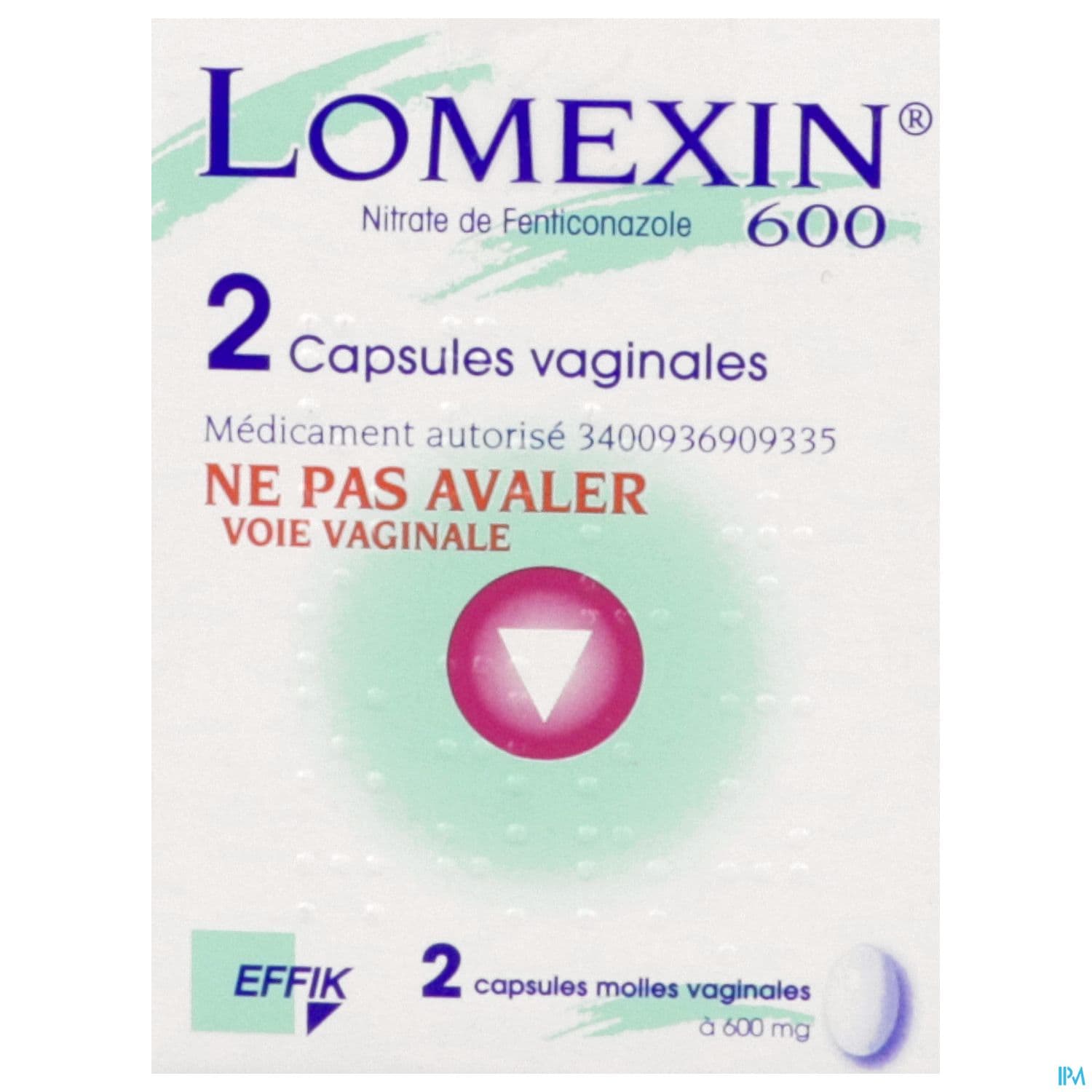 LOMEXIN 600MG CAPS VAGINALE 2