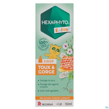HEXAPHYTO SIROP TOU/GORG ENF 150ML