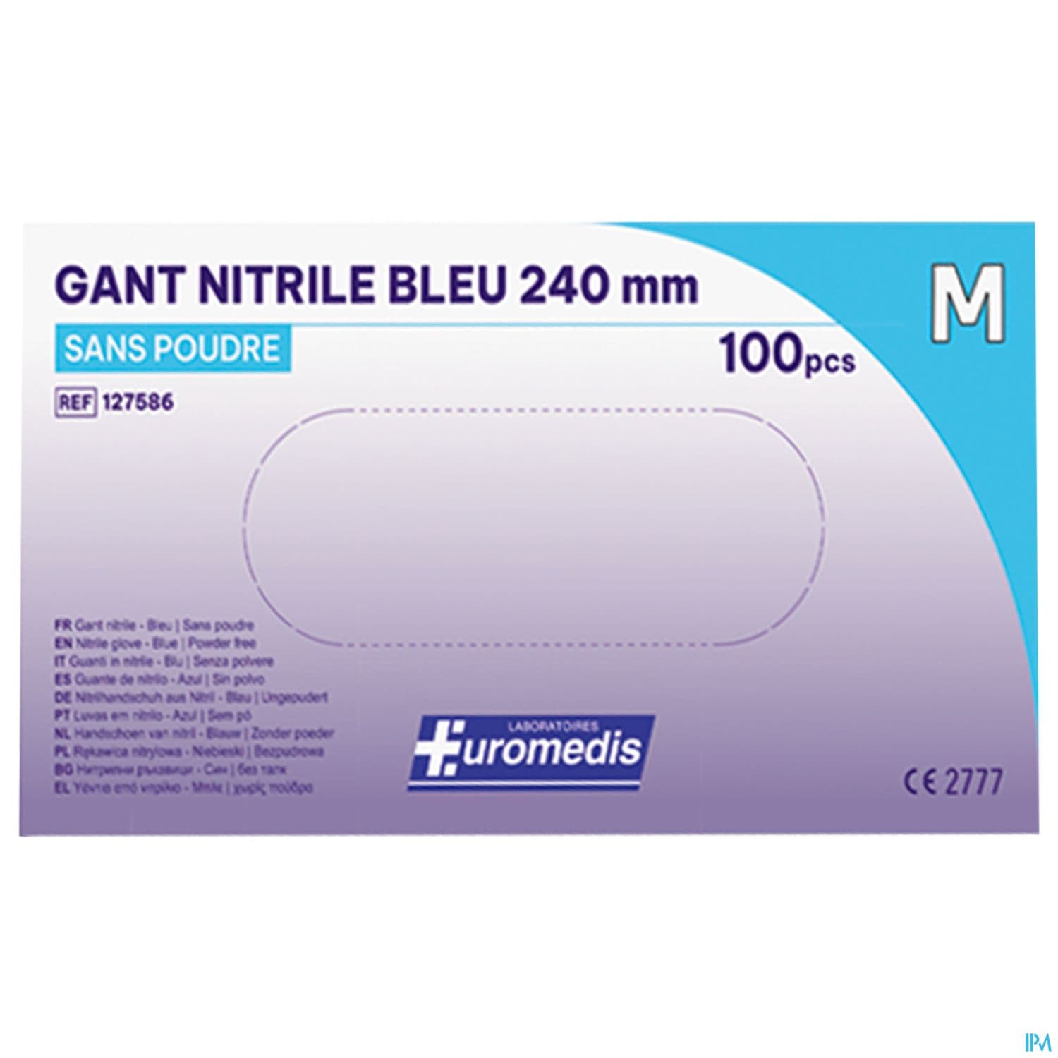 Euromedis Gant Nitril Sp240 T7/8 100