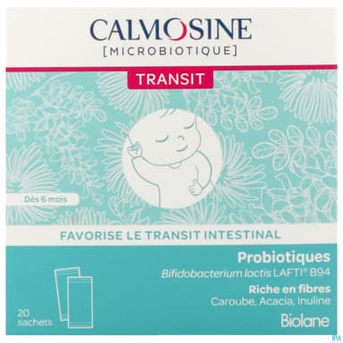 Biolane Calmosine Microbiotique Transit Des 6 Mois Sachet 20