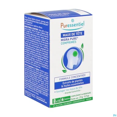 Puressentiel Comprime Migra Pure 15