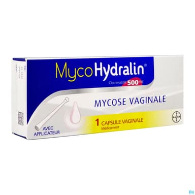 MYCOHYDRALIN 500MG CAPS VAG + APP