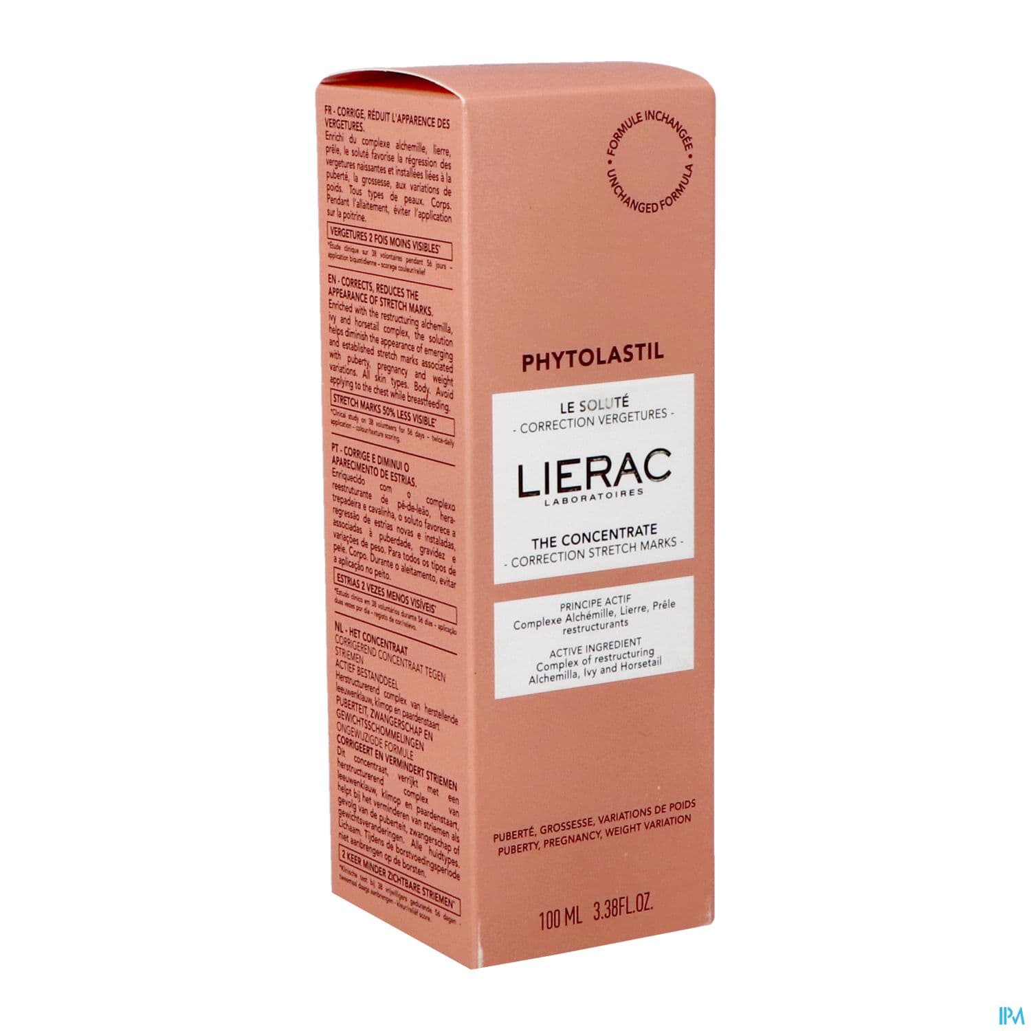 LIERAC PHYTOLASTIL CORR VERG 100ML — Pharmacie Centrale Elsie