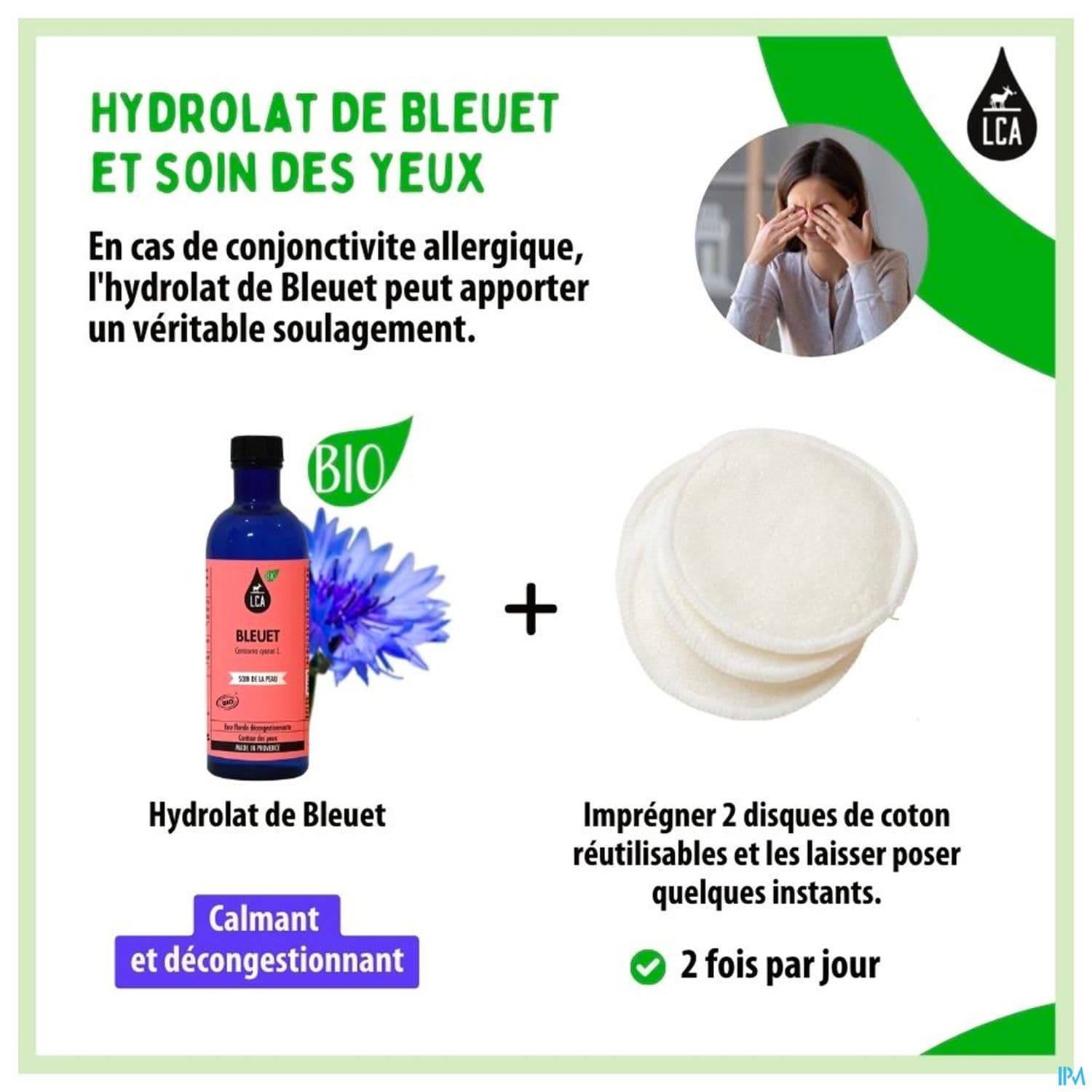 Lca Eau Florale De Bleuet Bio 200ml