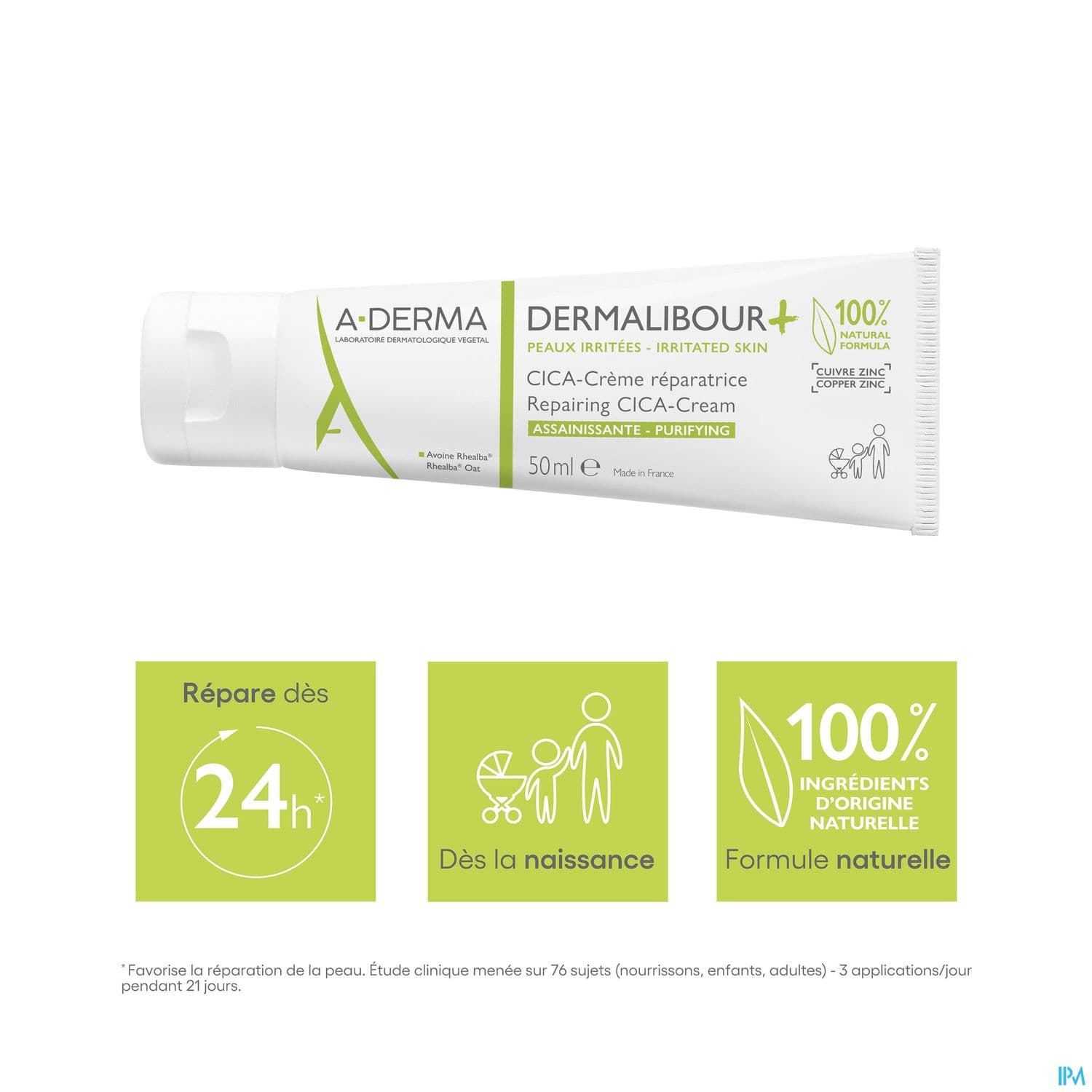 A-DERMA DERMALIBOUR+ CICA CR REP50