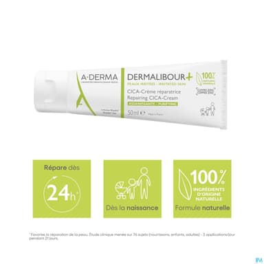A-DERMA DERMALIBOUR+ CICA CR REP50