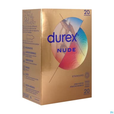 PRESERV DUREX NUDE ORIGINAL X20