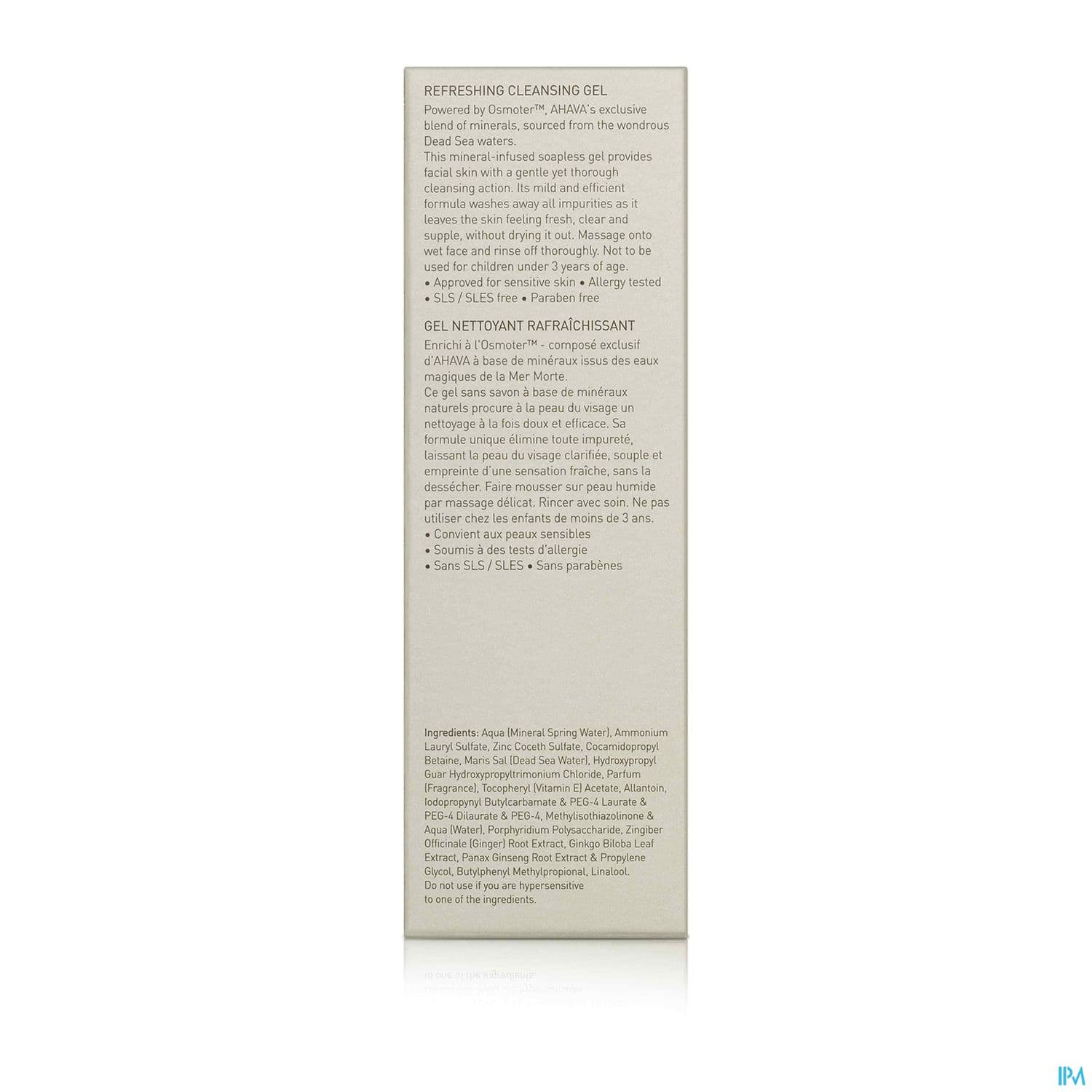 Ahava Gel Nettoyant Rafraichissant 100ml