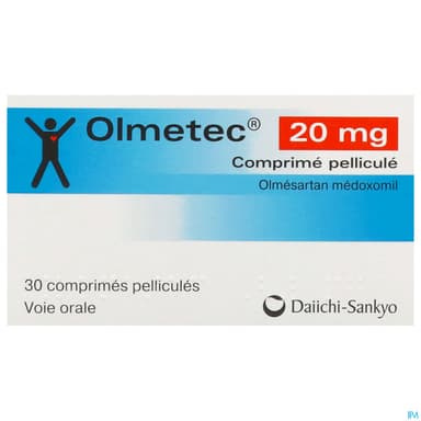 Olmetec 20mg Comprime 30