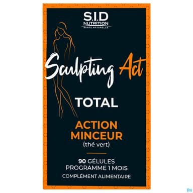 Sid Nutrition Sculpting Act Total Minceur Gelule 90