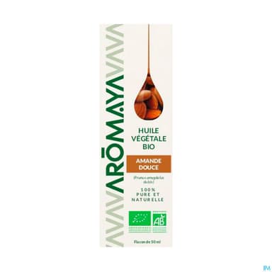 Aromaya Huile Vegetale Bio Amande Douce 50ml