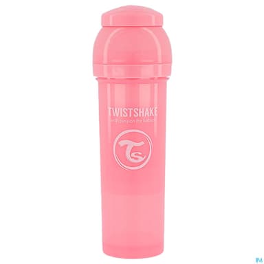 TWISTSHAKE BIB 330ML ROSE PAST 4M+