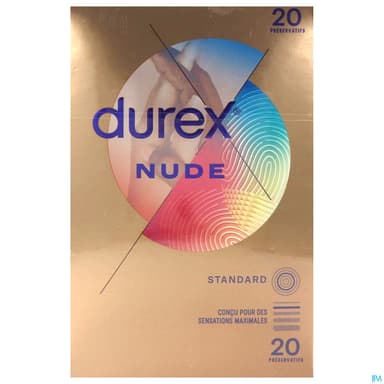 PRESERV DUREX NUDE ORIGINAL X20