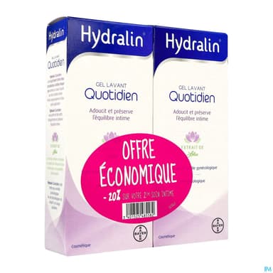 HYDRALIN QUOTIDIEN GEL LAV 200MLX2