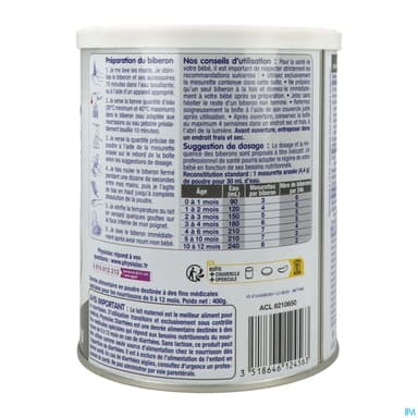 PHYSIOLAC EXP DIARRHEE LAIT 400G