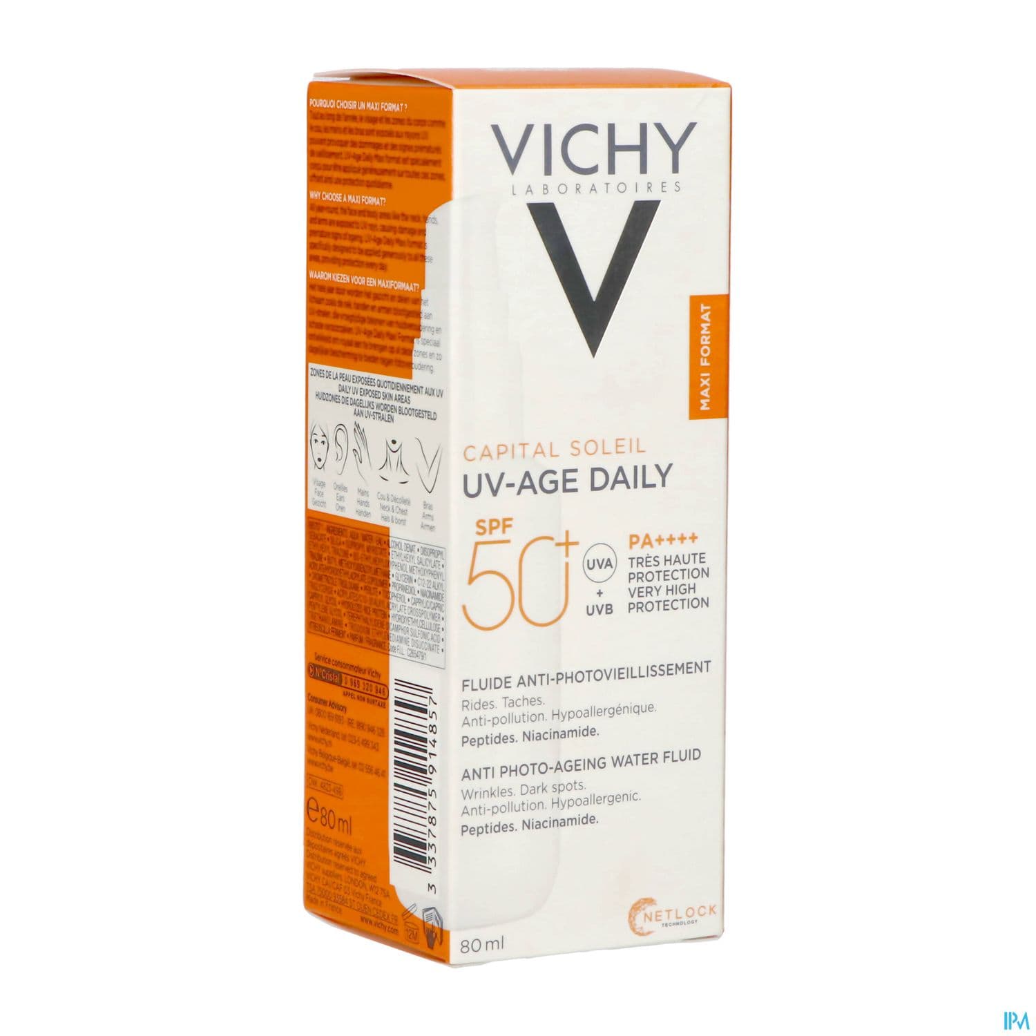 Vichy Capital Soleil Uv Age Daily Spf50+ 80ml — Pharmacie de la Gare Montparnasse